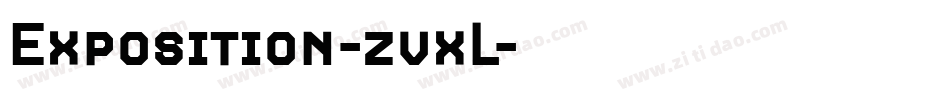 Exposition-zvxL字体转换