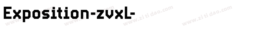 Exposition-zvxL字体转换