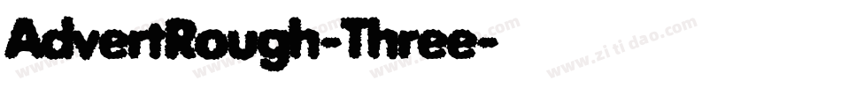 AdvertRough-Three字体转换