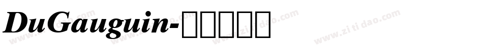 DuGauguin字体转换