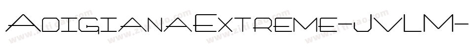 AdigianaExtreme-JvLM字体转换
