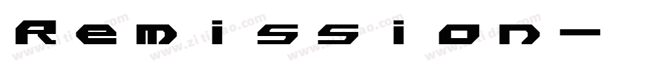 Remission字体转换