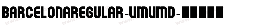 BarcelonaRegular-vmvMD字体转换