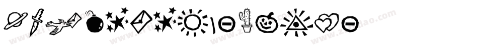 Simbolos1-RJGE字体转换