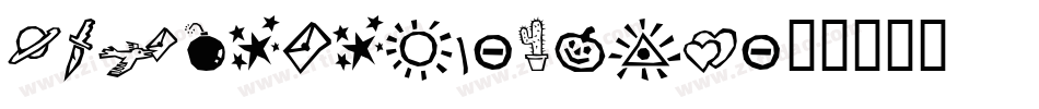 Simbolos1-RJGE字体转换