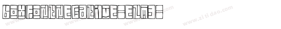 BoxFontNegative-e2M3字体转换