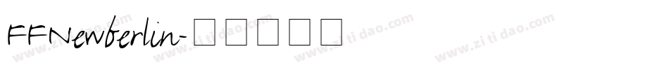 FFNewberlin字体转换