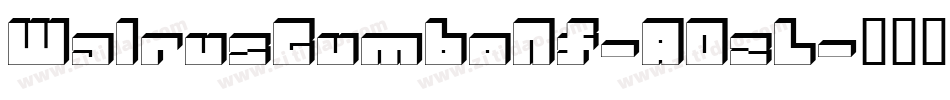 WalrusGumboNf-A0zL字体转换