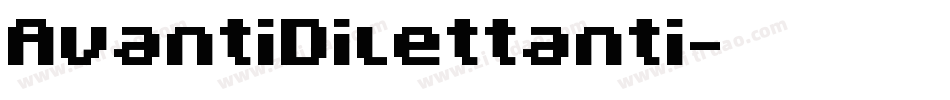 AvantiDilettanti字体转换