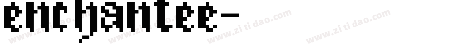 enchantée字体转换