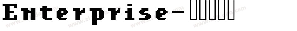 Enterprise字体转换