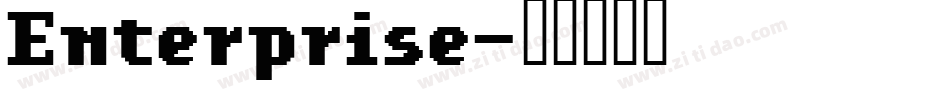 Enterprise字体转换