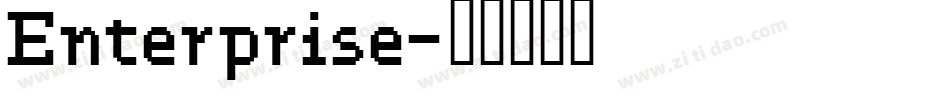 Enterprise字体转换