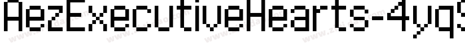 AezExecutiveHearts-4yq9字体转换