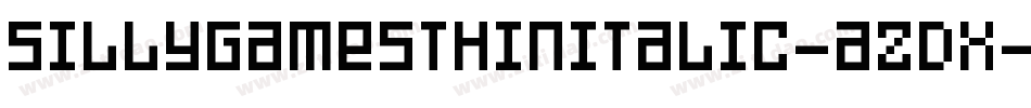 SillyGamesThinItalic-aZdx字体转换