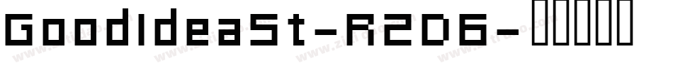 GoodIdeaSt-R2D6字体转换