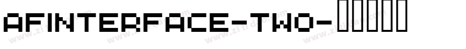 AFInterface-Two字体转换