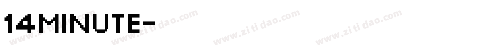 14minute字体转换