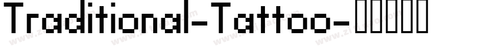 Traditional-Tattoo字体转换