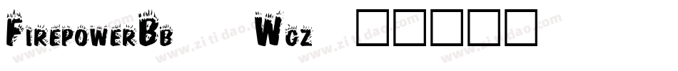 FirepowerBb-5Wgz字体转换