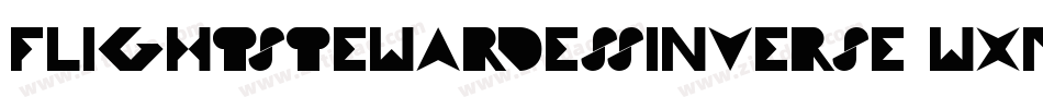 FlightStewardessInverse-wXm9字体转换