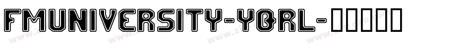 FmUniversity-YqrL字体转换