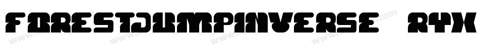 ForestJumpInverse-2RyX字体转换