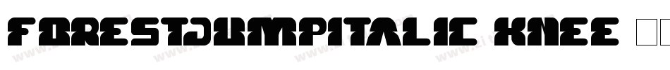 ForestJumpItalic-Knee字体转换