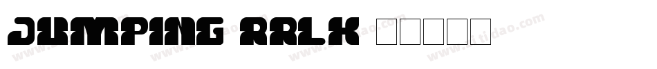 Jumping-rRLK字体转换