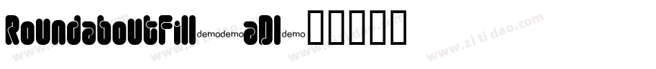 RoundaboutFill-4aDl字体转换