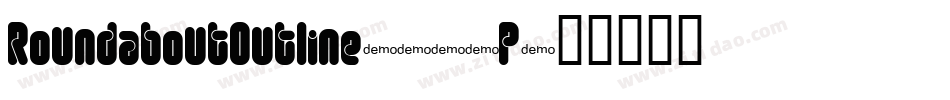 RoundaboutOutline-04ZP字体转换