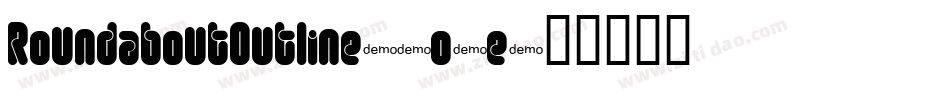 RoundaboutOutline-yoye字体转换