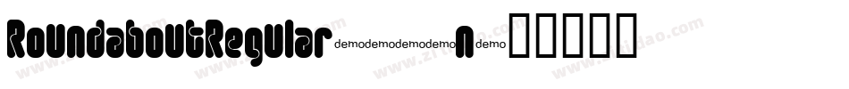 RoundaboutRegular-92yn字体转换