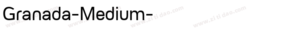Granada-Medium字体转换
