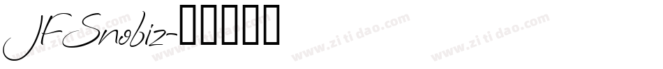 JFSnobiz字体转换