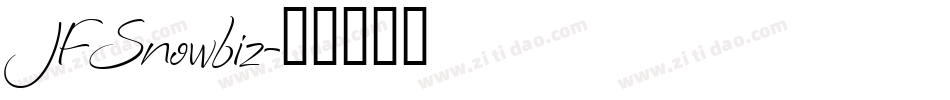 JFSnowbiz字体转换