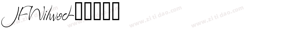 JFWilwod字体转换