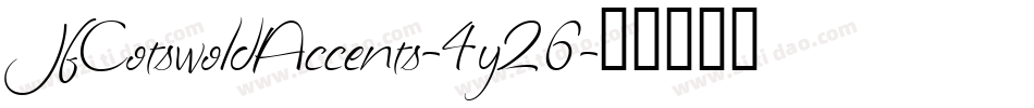 JfCotswoldAccents-4y26字体转换