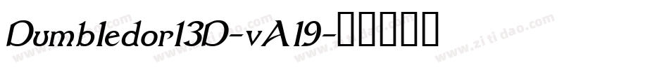 Dumbledor13D-vAl9字体转换