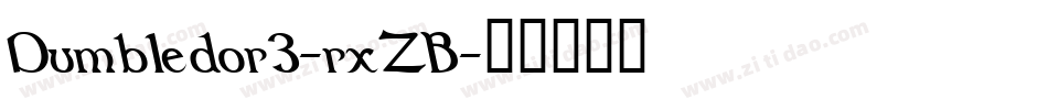 Dumbledor3-rxZB字体转换