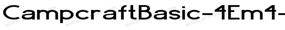 CampcraftBasic-4Em4字体转换