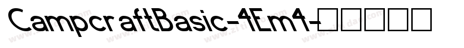 CampcraftBasic-4Em4字体转换