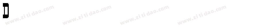 Duralit-8MZxB字体转换