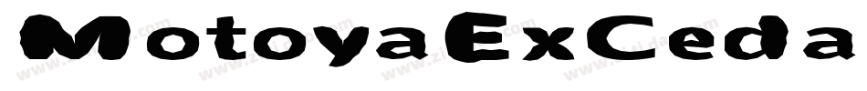 MotoyaExCedarW55字体转换