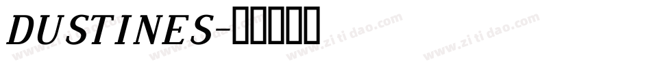 DUSTINES字体转换
