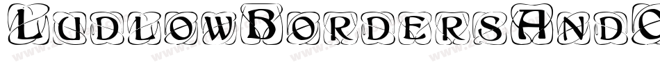 LudlowBordersAndOrnaments-w11B9字体转换