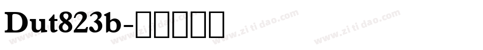 Dut823b字体转换