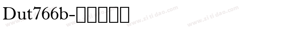 Dut766b字体转换