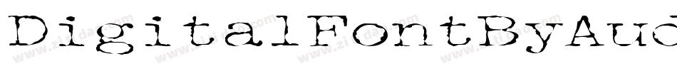 DigitalFontByAudreyRegular-1eM2字体转换