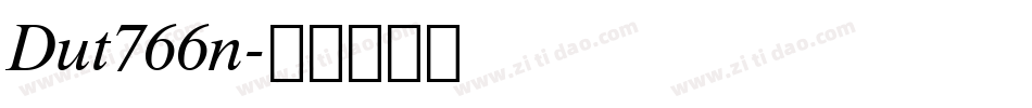 Dut766n字体转换